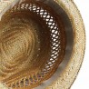 Letný slamený klobúk Trilby B730 - 4