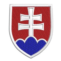 Slovenský znak vyšívaná nášivka