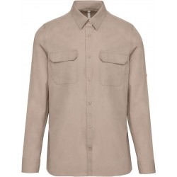 Safari pánska košeľa dlhý rukáv K590 - 2