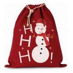 Bavlnená taška so snehuliakom - 3