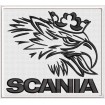 Vyšívaná nášivka SCANIA - 1